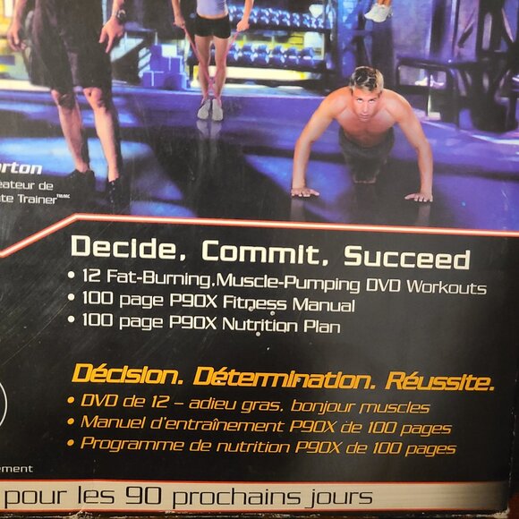 P-90X Extreme Home Fitness Workouts In Box W/ 13 DVD's Fitness Guide & Plan - Picture 2 of 11